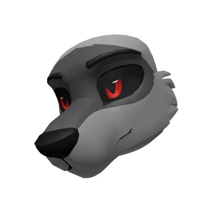 Grim Wolf Head