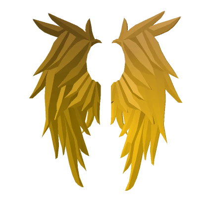 Golden Angel Warrior Wings