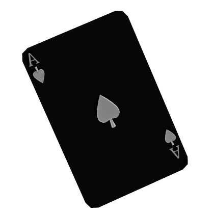 ace of spades black card