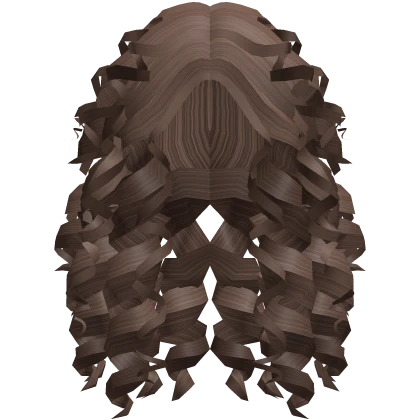 Soft Curly Hair (Brown)