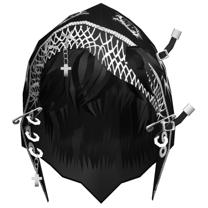 Messy Spikes Emo Anime Boys Hair w/ Y2K Hoodie