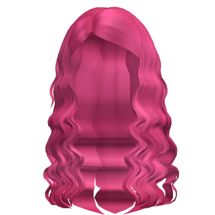 Long Undead Corpse Bride Wavy Hair (Hot Pink)
