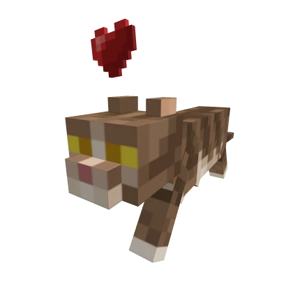 [❤️] Cute Mini Blocky Cat - Tabby