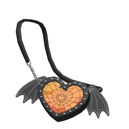 🍀Bat Wings Heart Shoulder Bag (Orange)