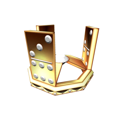 Gold Domino Crown of the Illuminati