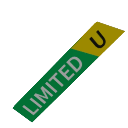 Limited Backpack Sign