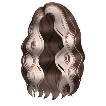 Mermaid Two-Tone Waves in Brown & Blonde