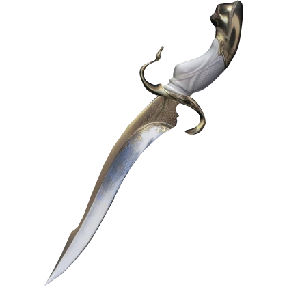 [GVLD] Oversized: Gold And Silver Medieval Dagger