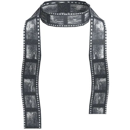 β Vintage Film Thin Scarf