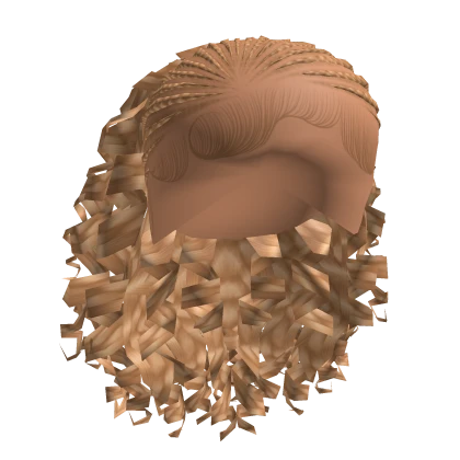 Feed In Braids W/ Curls [Blonde]