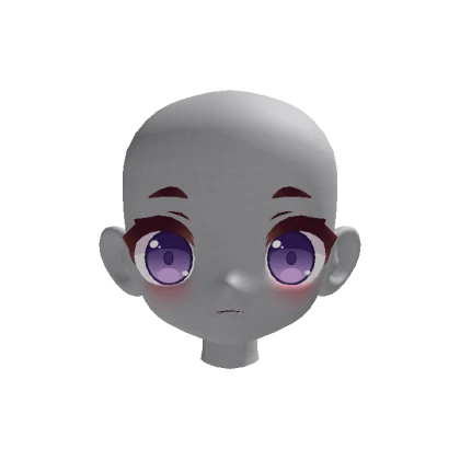 Luna doll girl dynamic head purple eyes