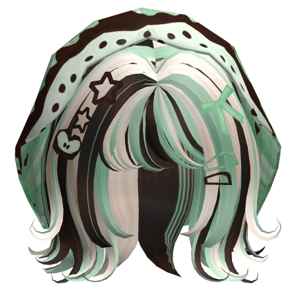 igari mori kei short bob cut w/ charms -mint choco