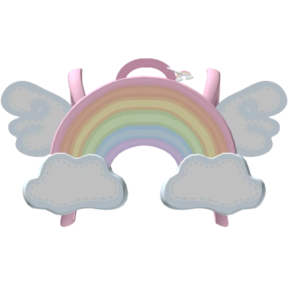 ♡ Cutecore Rainbow Angelic Backpack