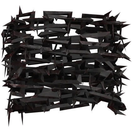 Bloody Spiked Goth Silver Shoulder Chain [Left]