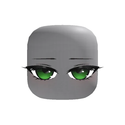 Animated Soft Stare Girl Eyes - Green