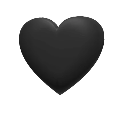 Black Shoulder Heart