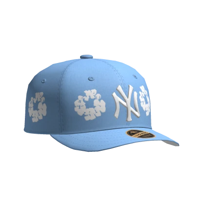 Light Blue NY Denim Tears Fitted Cap