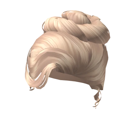 Chic French Twist in Platinum Blonde