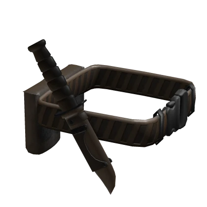 [Left] Brown Shoulder Knife Holster