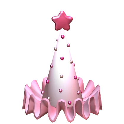 Star Clown Hat Pink