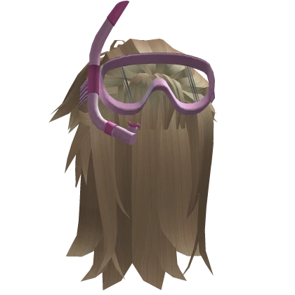 Blonde Anime Hair with Summer Snorkel