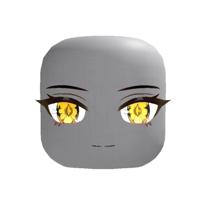 Anime Vampire Face - Yellow