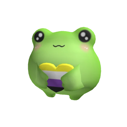 Pride Frog: Nonbinary