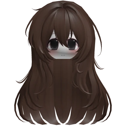 Long Fluffy Layered Anime Hair Head Tei- Brown