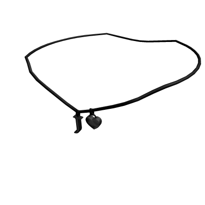 1.0 Initial Necklace: J (Black)
