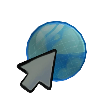 🌊 Frutiger aero globe hair clip y2k