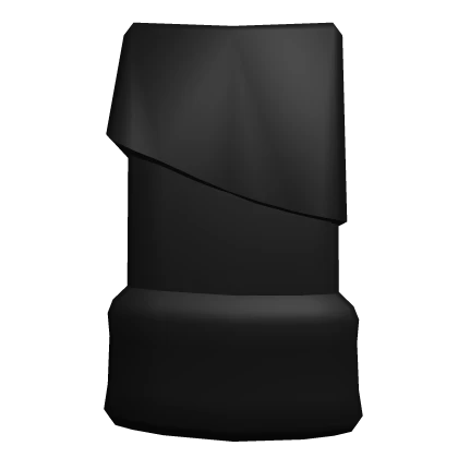 Right Pure Black Bulky Coat Sleeve