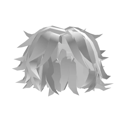 Short messy hair - White 