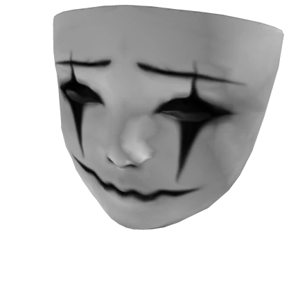 SALE!!!  Clown mask, distorted (old version)