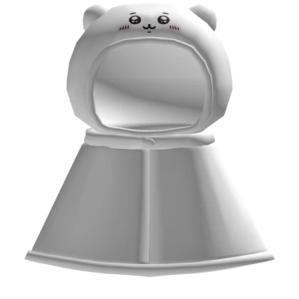 ♡ ┊ chiikawa cozy white hamster hooded blanket 