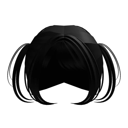 ❤︎ ͡ 𐦯 kawaii pigtails black