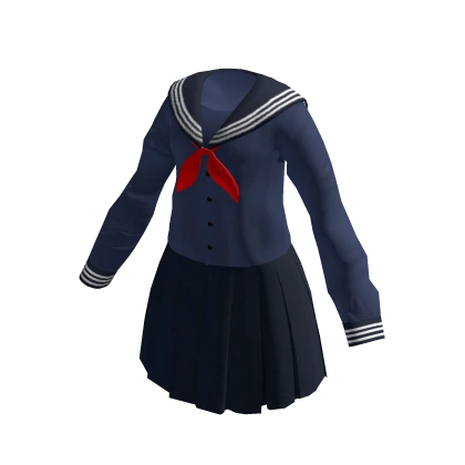 Navy Blue Anime Japanese School Uniform