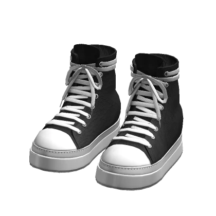 High Canvas Sneaker White