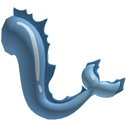Blue Spiked Mermaid Shark Fish Tail