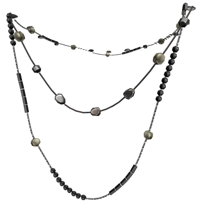 Sterling Bead Silver Necklace 1.0