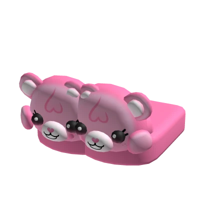 ꒰ cute rainbow bear slippers ♡꒱