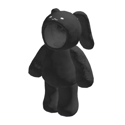 🍀Black Bunny Plushie Onesie