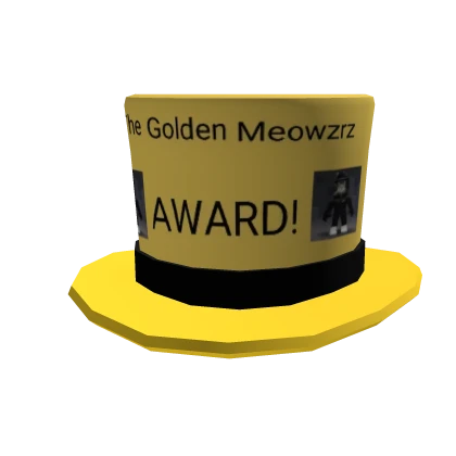 golden meowzrz hat