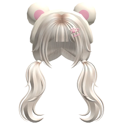 Beige pink bear hair 🐻