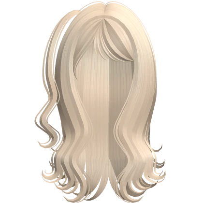 long wavy side pigtails nerd emo haircut blonde