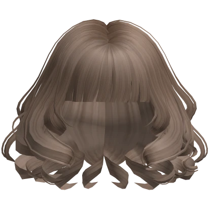 Curly Short Baby Angel Swirly Bob in Milk Tea