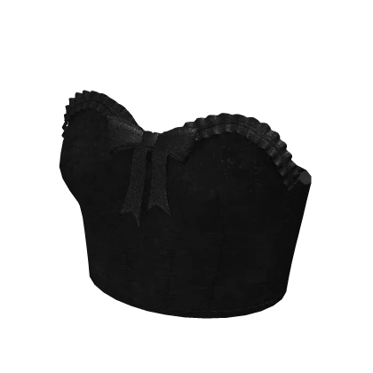 Black Velvet Bustier