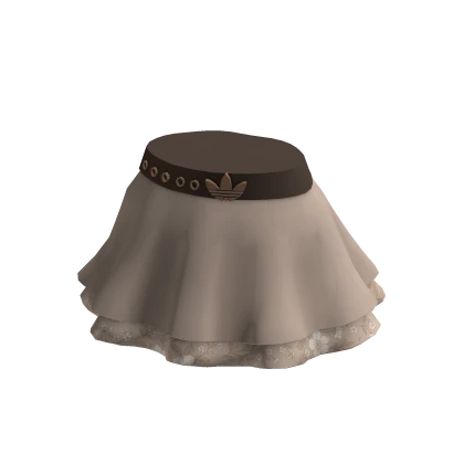 adidas Tiered Skirt Cream