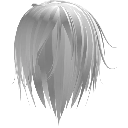 messy nettspend scene emo boy hair white