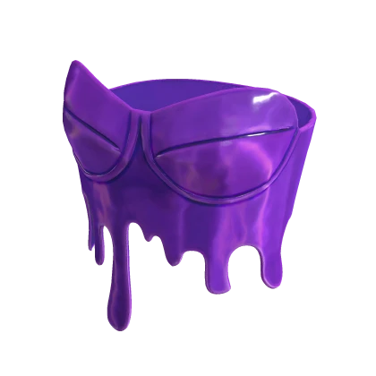 purple paint drip tube top