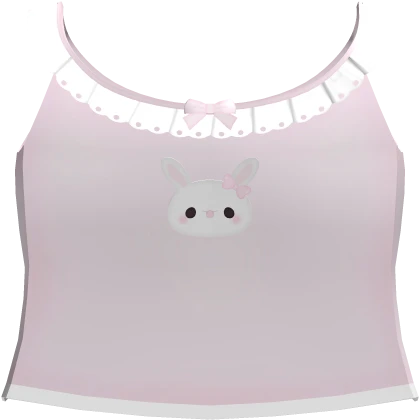 ୨୧ : cute pink baby bunny shirt